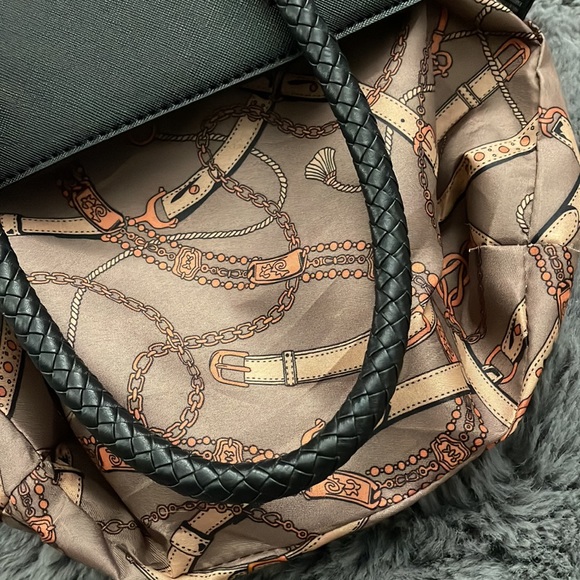 NWOT Black Textured Handbag w/ Removable Strap - Picture 5 of 10